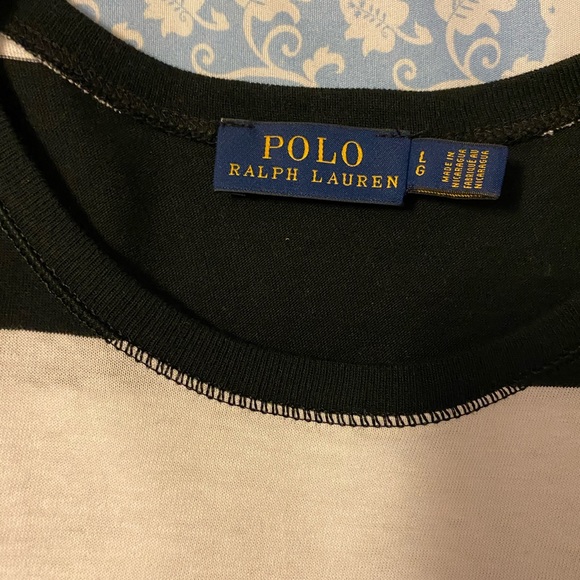 Strip Polo Tee📘 - Picture 3 of 4